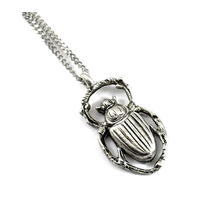 Vintage Beetle Necklace