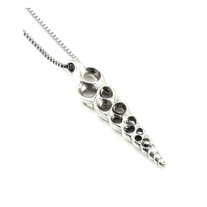 Large Turritella Shell Necklace