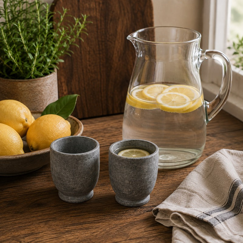 Soapstone Shot Glasses-Set of 2