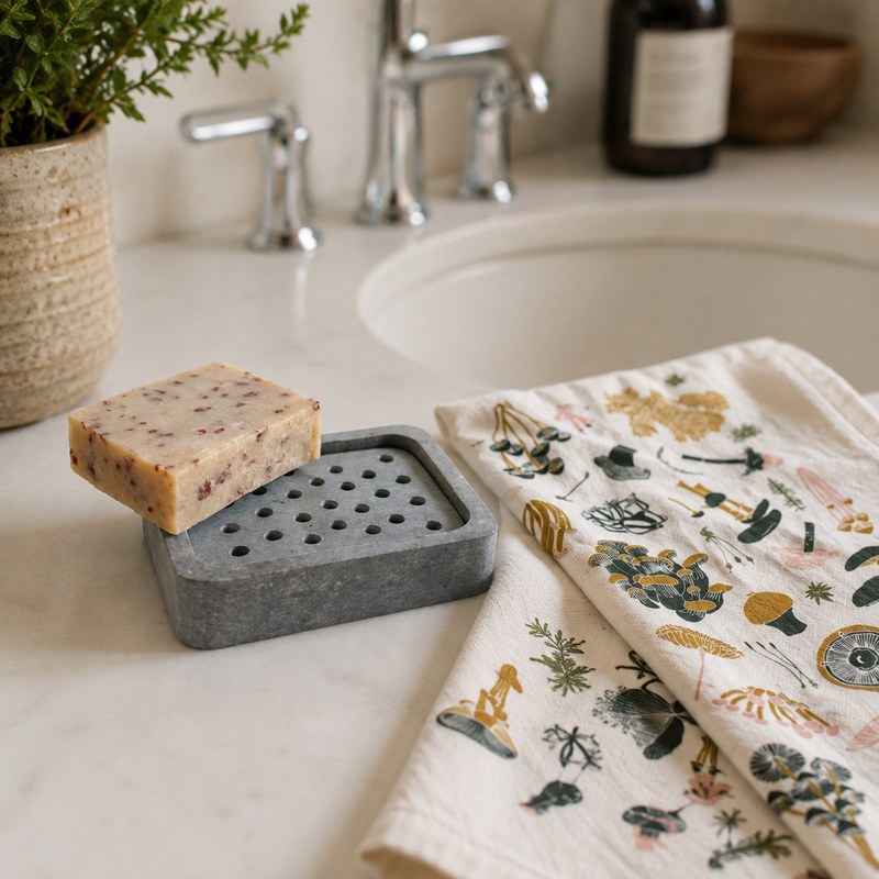 Soapstone Soap Dish