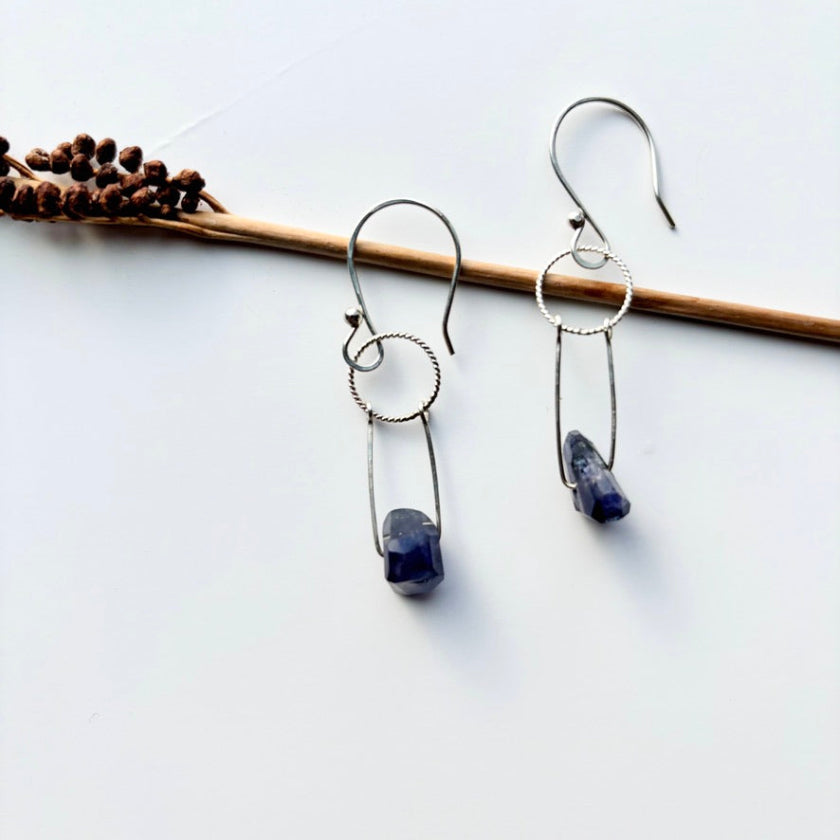 Solstice Earrings-Lolite