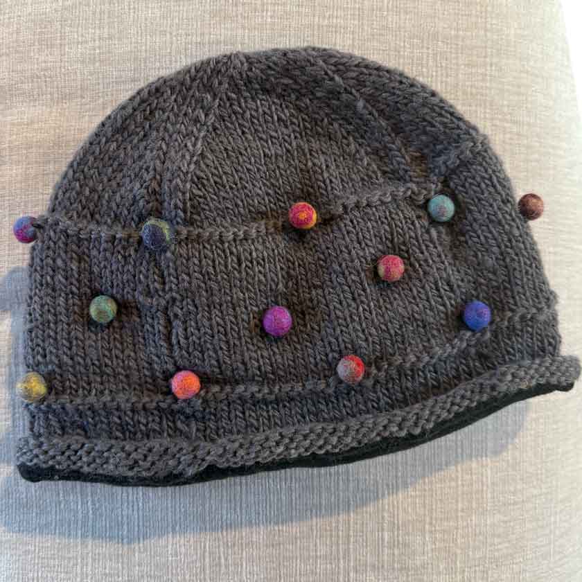 sugar dot beanie hat