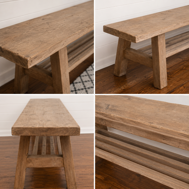 Madison Reclaimed Wood Dining Bench