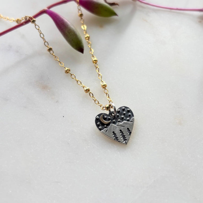 Heart Mountain Necklace