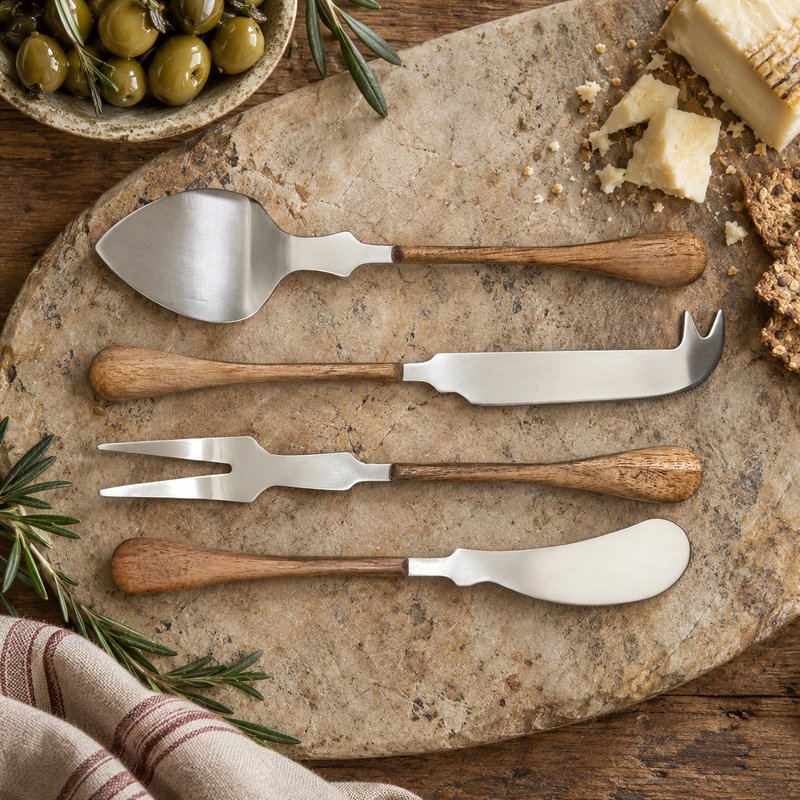 Haisley Cheese Knives, Set Of 4