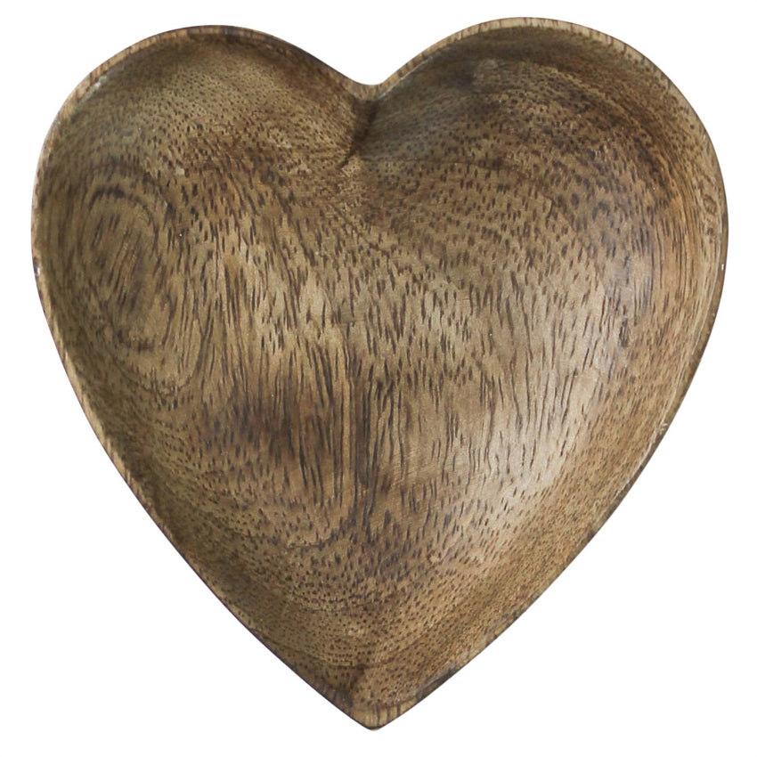 Wooden Heart Bowl