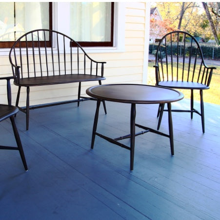 Cast aluminum outdoor furniture. Made in the USA.