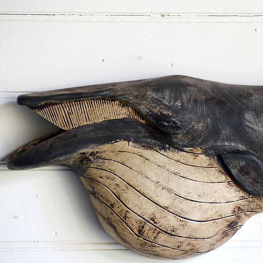 Finback Whale Wall Plaque-Small