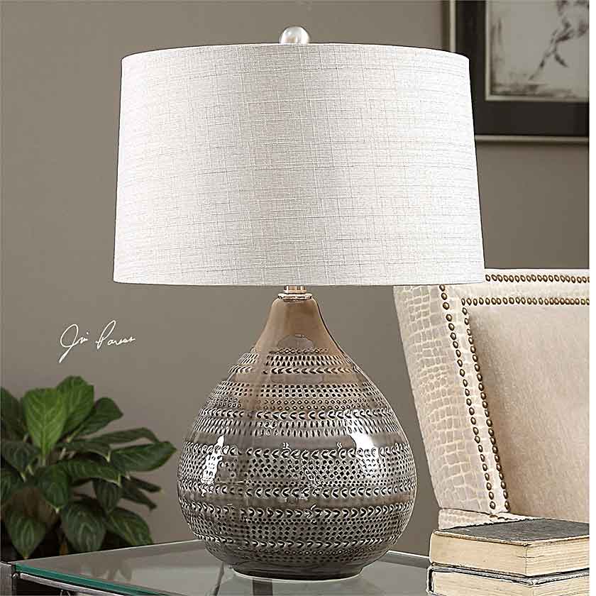 Artisan Ceramic Lamp at DaVallia Gallery VT