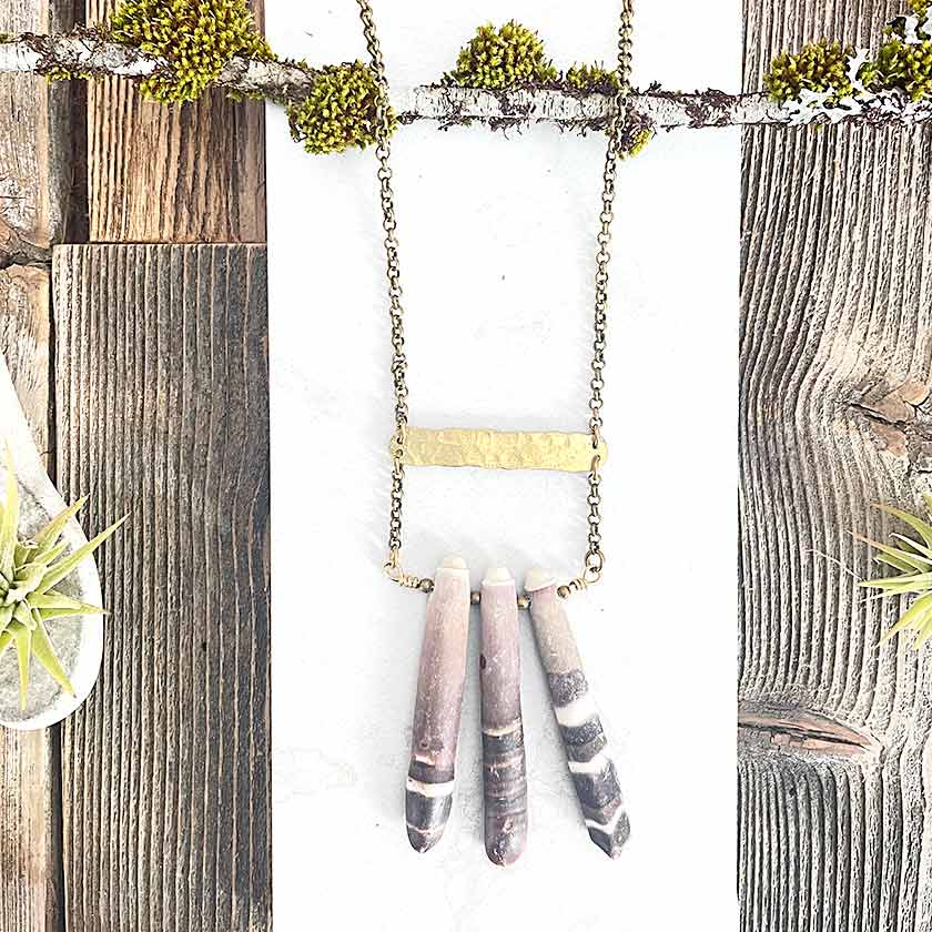 Hanger Necklace- Sea Urchin Spine