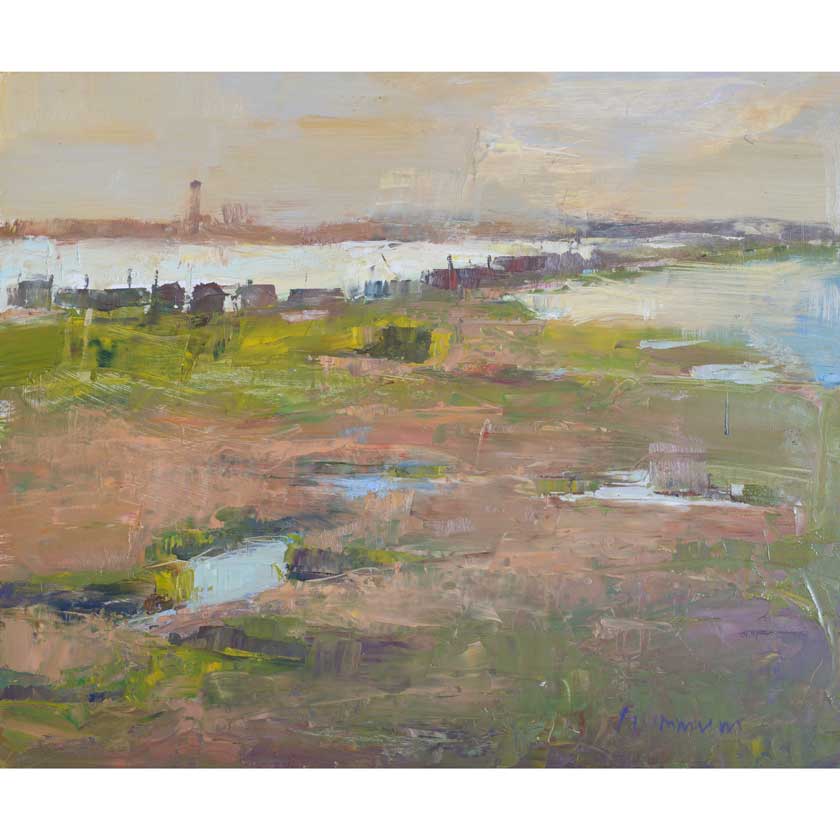 Plein-air painting by Vermont artist, Mary Giammarino