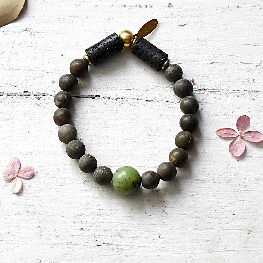 Diffuser Bracelet With Focal Bead