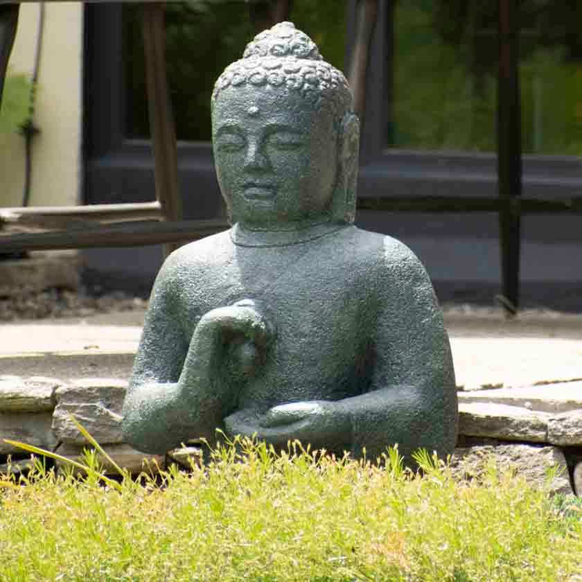 Indonesian Seated Buddha Sculpture