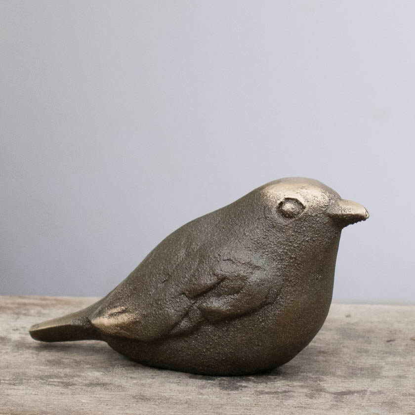 Cast Bronze Bird- Chickadee