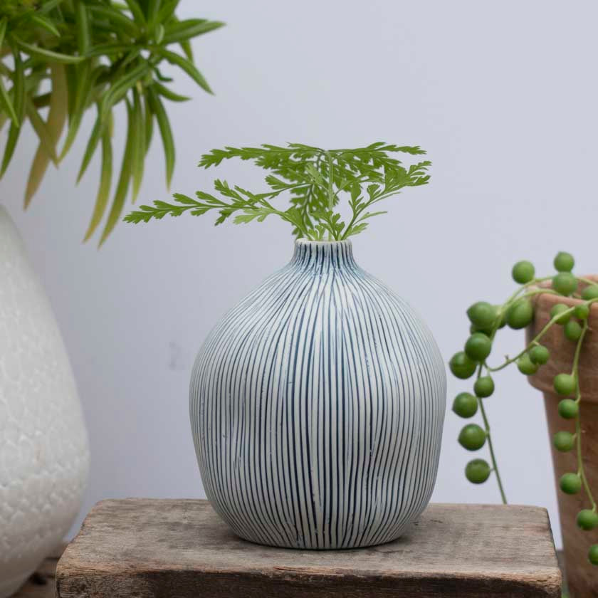 Organic Porcelain Bud Vase-Small