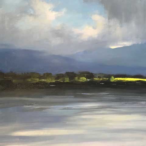 Vermont landscape painting by VT artist Julia Jensen