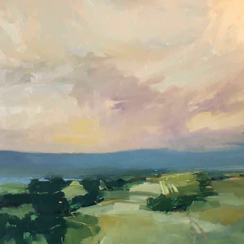 Original oil painting by VT artist Julia Jensen
