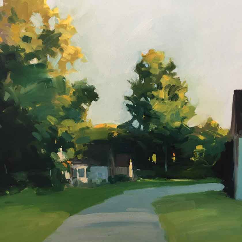 Original oil painting by VT artist Julia Jensen