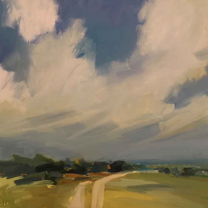 Original oil painting by VT artist Julia Jensen