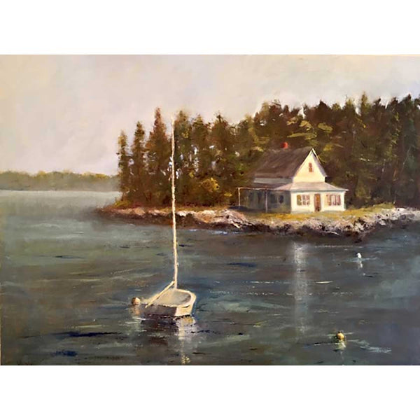 Coastal Cottage Fine art oil Painting by local artist Marilyn Wendling ...