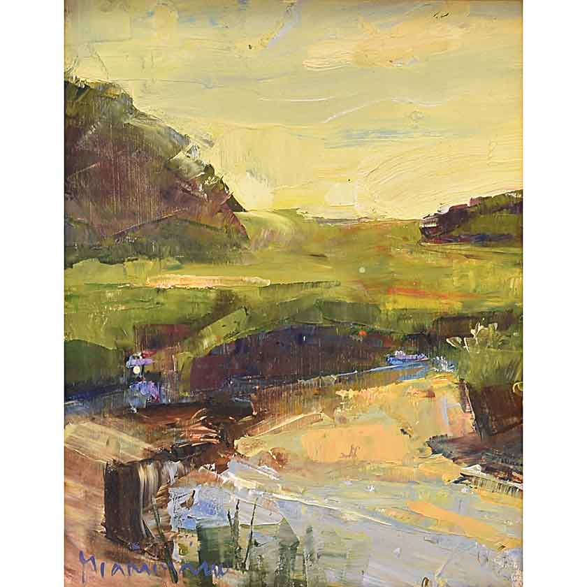Sweet Water-Oil Painting 10x8 by VT plein-air painter Mary Giammarino