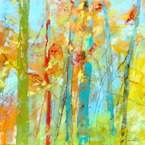 August Heat -Pastel Painting 12x12