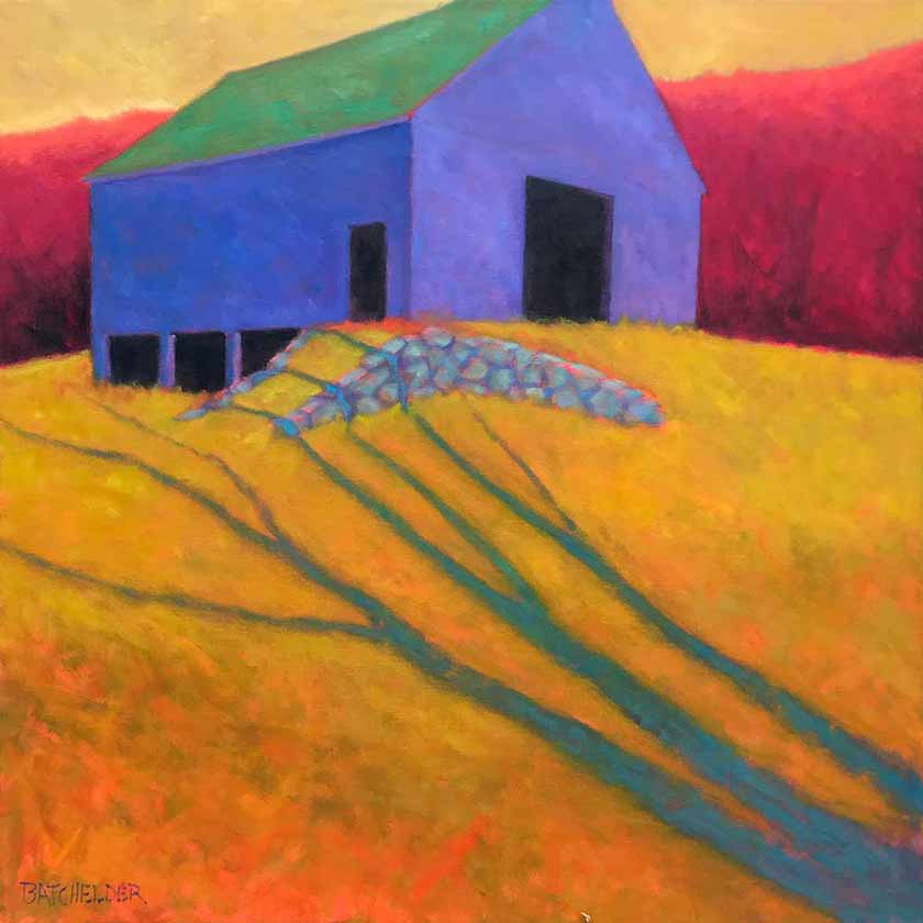 VT barn painting by artist Peter Batchelder
