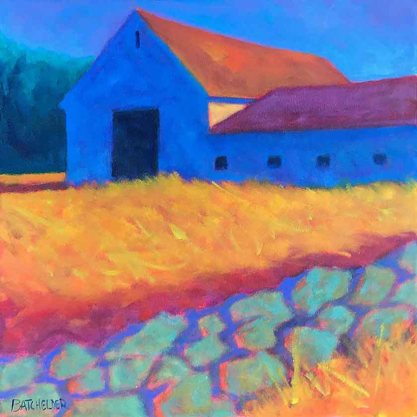 VT barn painting by artist Peter Batchelder