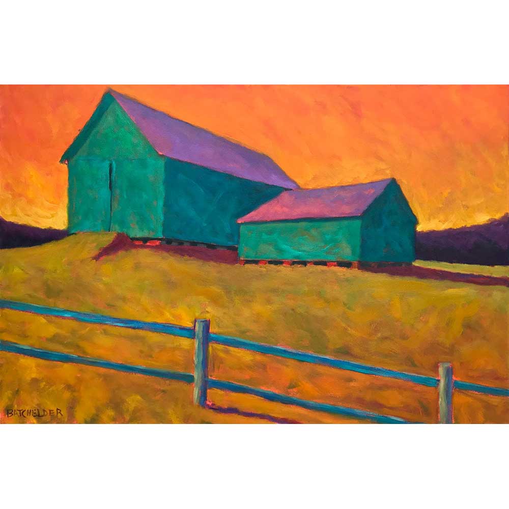 Rural Dusk-Oil Painting 24x36