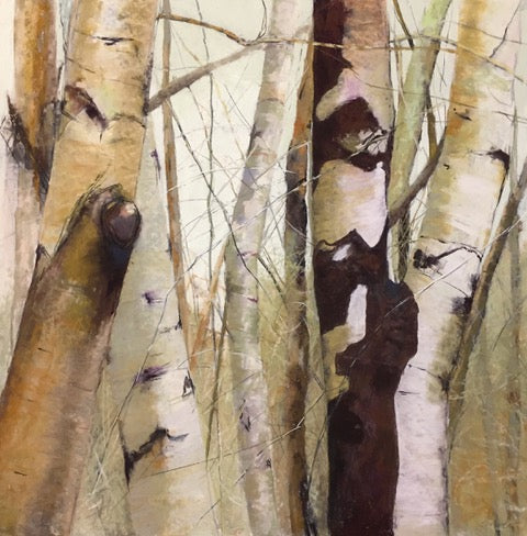 Woodland -Pastel Painting 30x30