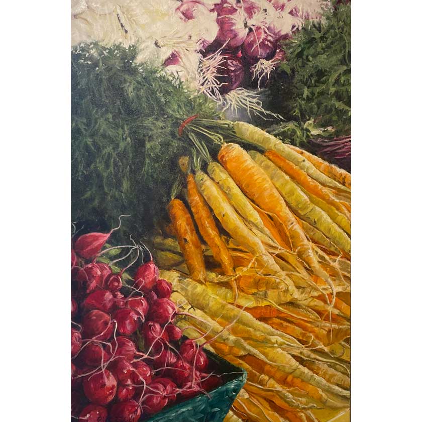 Original oil painting by contemporary artist Tom Pirozzoli at DaVallia Gallery
