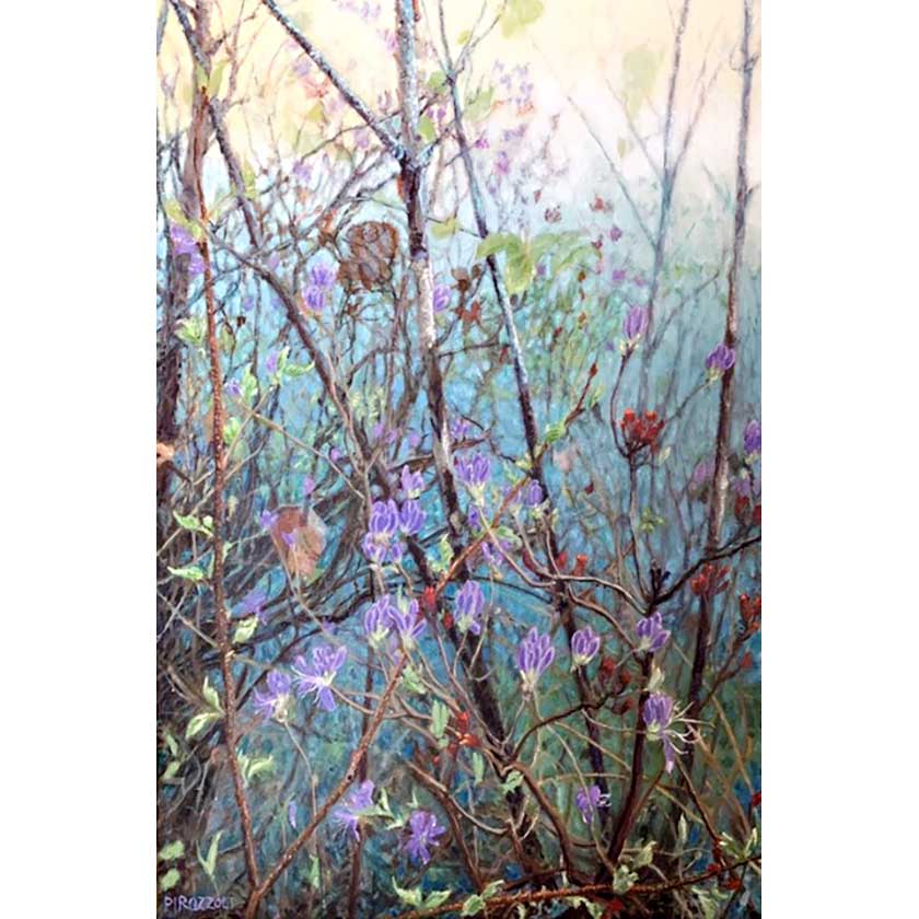 Wild Rhododendrons #3-Oil Painting 20x30