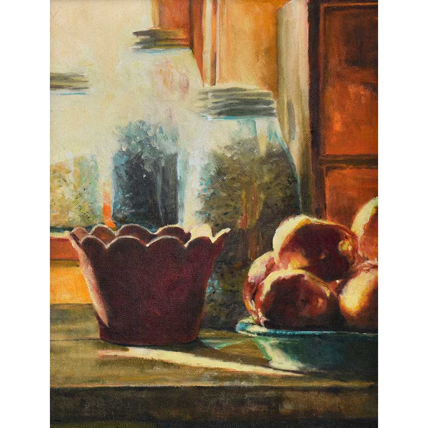 Original oil painting by artist Tom Pirozzoli