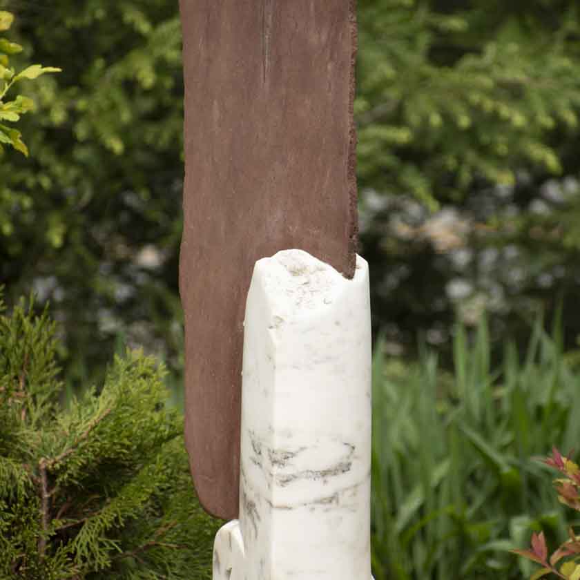 Garden Sentinel - Marble Sculpture