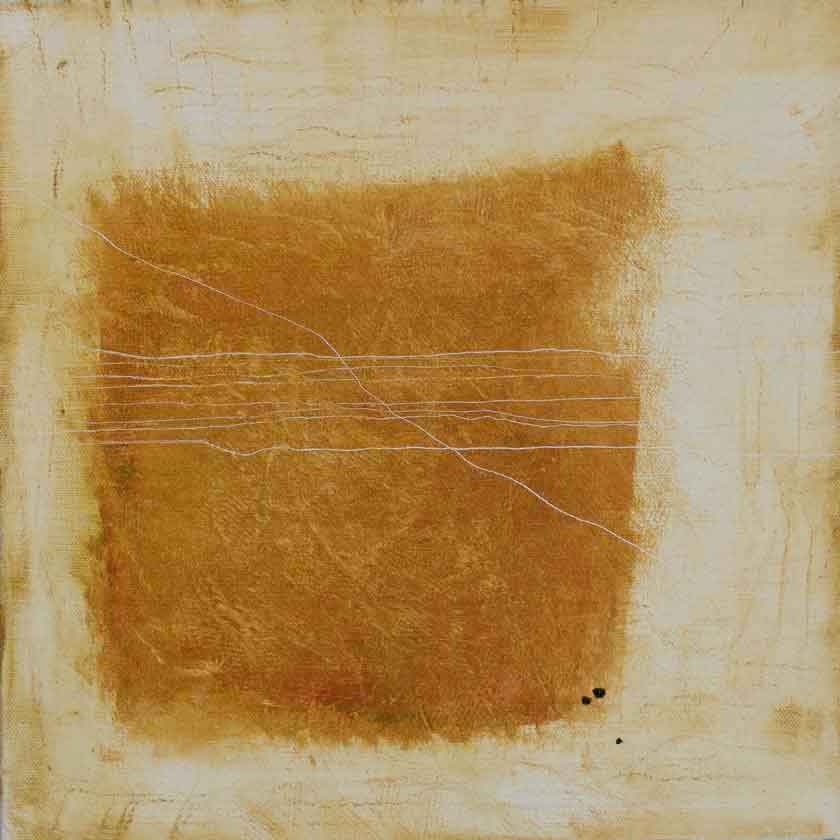 Mixed media oil painting by Katrin Waite