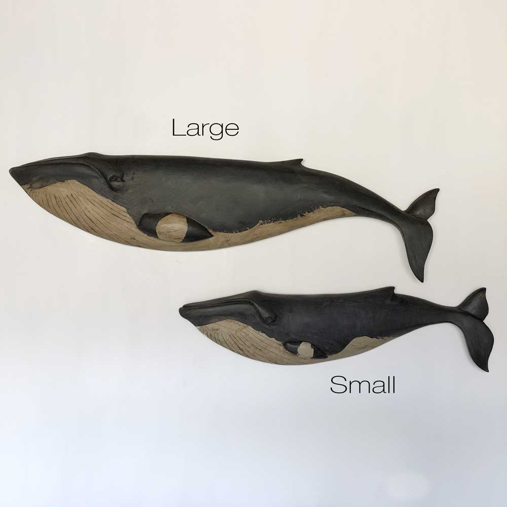 Minke Whale Wall Plaque-Large