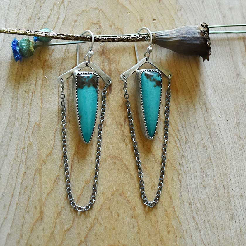 Turquoise Mountain Earrings
