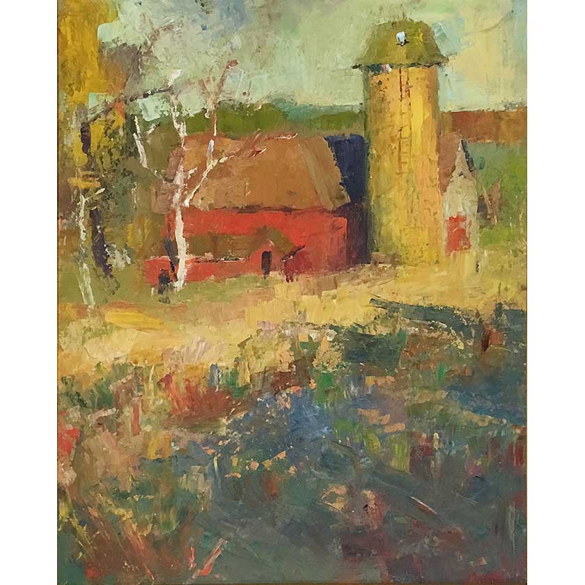 Vermont plein-air painter Mary Giammarino&#39;s Stumph Farm