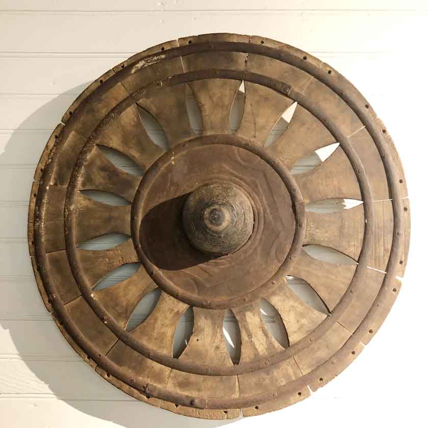 Lom Wheel Loom Wheel Wall Hanging - DaVallia