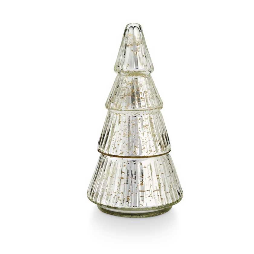 Balsam & Cedar Mini Luxe Sanded Mercury Glass Candle Set by Illume