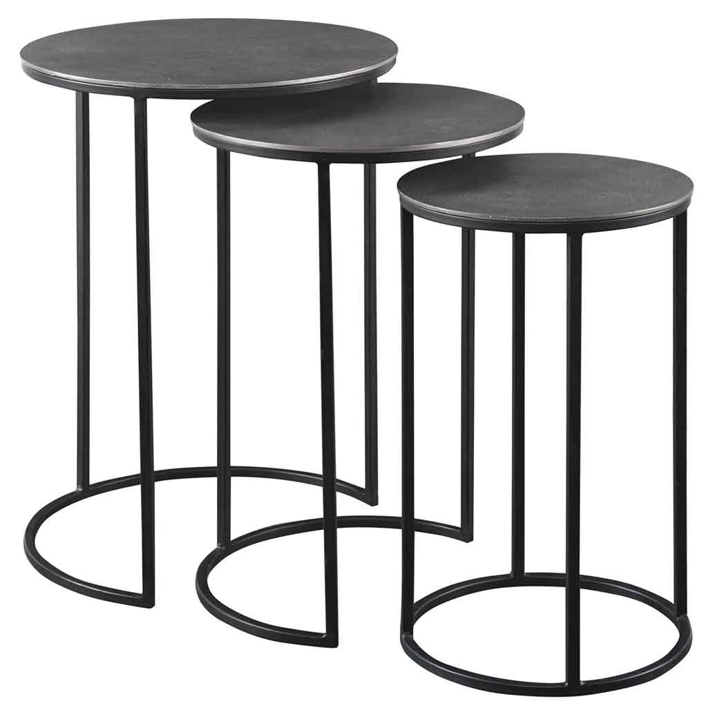 metal accent nesting side tables