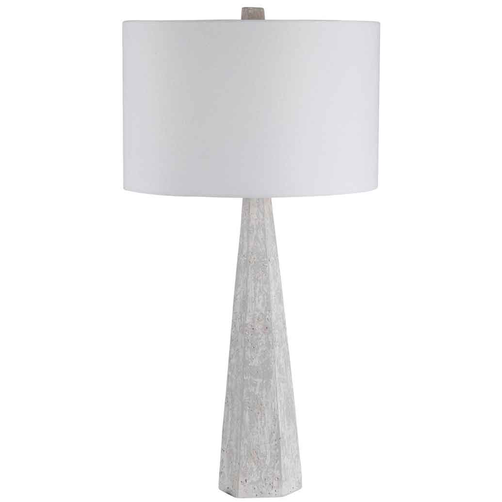 tapered concrete table lamp