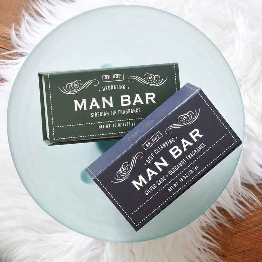 San Francisco Soap Company Hydrating Man Bar (Siberian Fir, 10 Ounce)