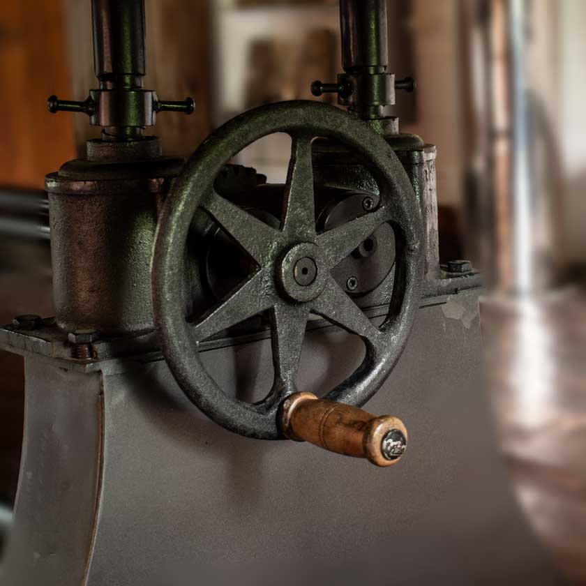 Industrial Crank Dining Table